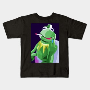 Meme Kermit Pop Art Kids T-Shirt